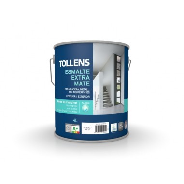 ESMALTE AL AGUA EXTRA MATE TOLLENS