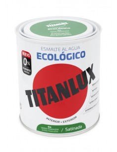 ESMALTE ECOLÓGICO AL AGUA SATINADO TITANLUX