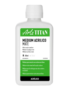 MÉDIUM ACRÍLICO MATE TITAN ARTS