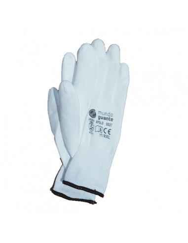 GUANTES DE NYLON BLANCO APOLO
