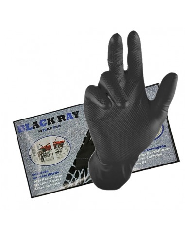 GUANTES NITRILO NEGRO PACK 50 UD.